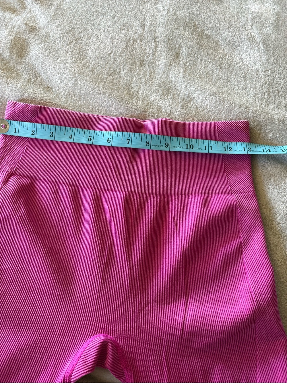 JoyLab Pink Ribbed Compression Leggings - Picture 5 of 8
